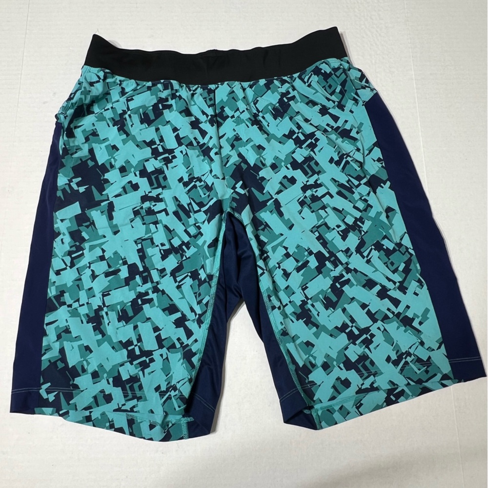 Lululemon T.H.E. Shorts Blue Linerless Athletic 11” Mens Size L